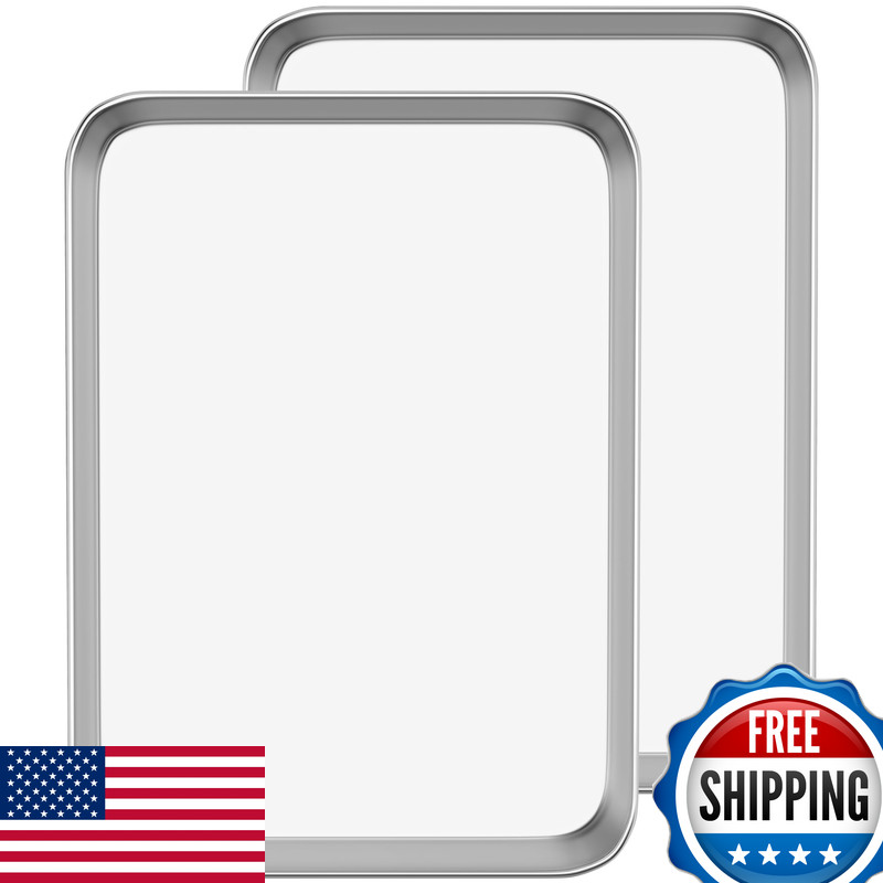 Baking Sheet Cookie Sheet Set Of 2 Umite Chef Stainless Steel Baking Pans Tray