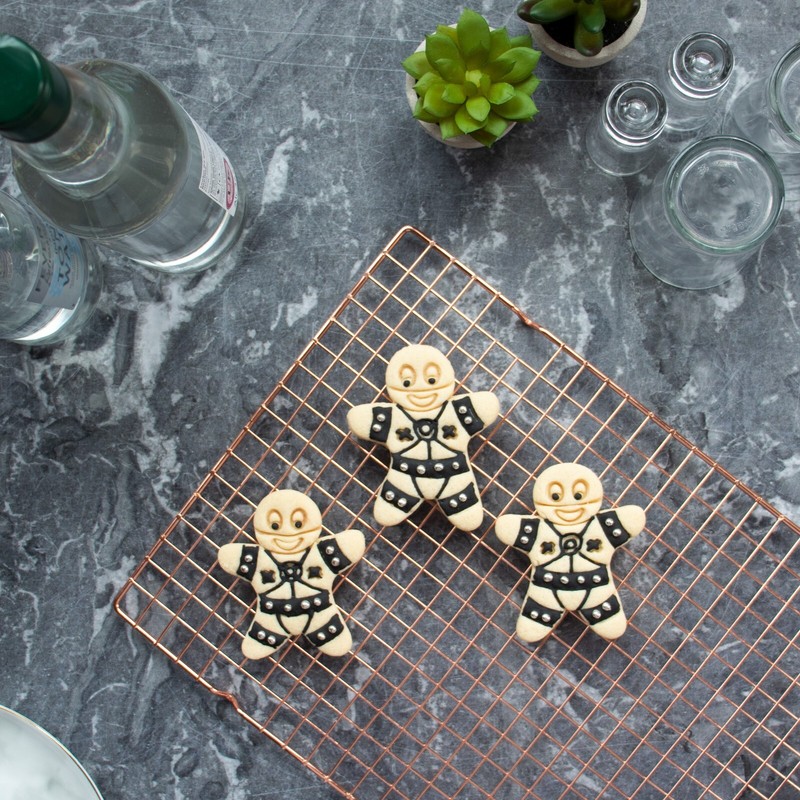 BDSM Gingerbread Man Cookie Cutters Set - dominant submissive masochism bondage gallery