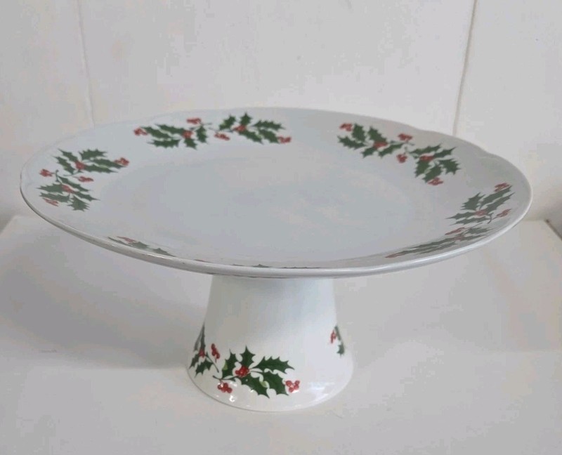 Aplum Cake Plate 10in