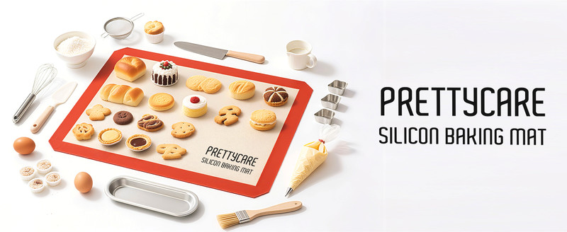Silicone Baking Mat Set by (2 Half Sheet and 1 Quarter Sheet) Non Stick Cookie gallery