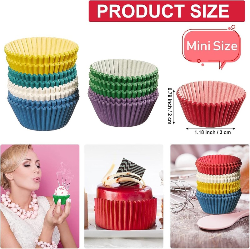 Graduation Cupcake Liners Assorted Colors gallery