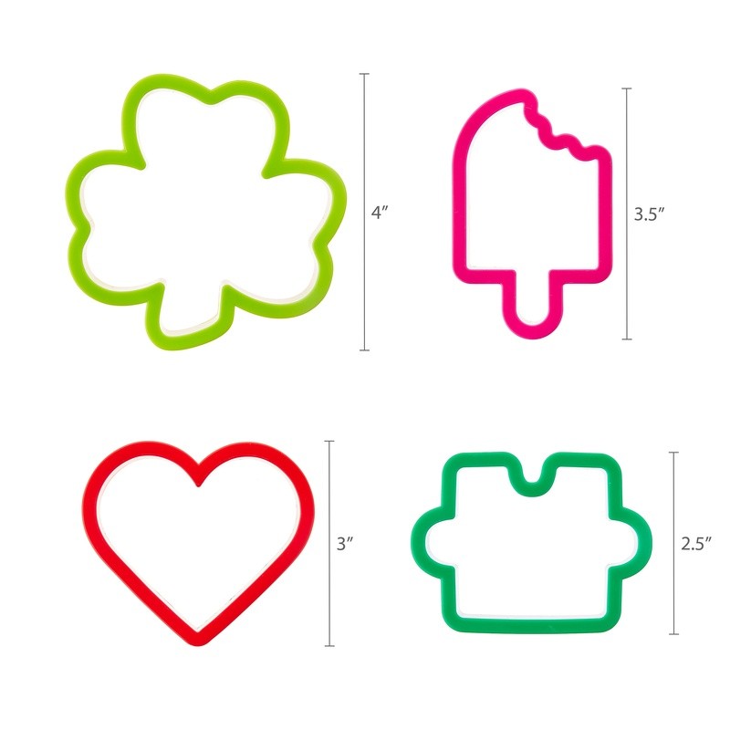 Assorted Shapes Cookie Cutter Set 110 Pieces Baking Animals Flowers Numbers New gallery