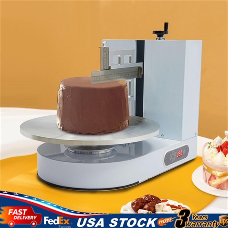 4-16″ Electric Cake Decorating and Coating Machine Laser Scale 0-320rpm