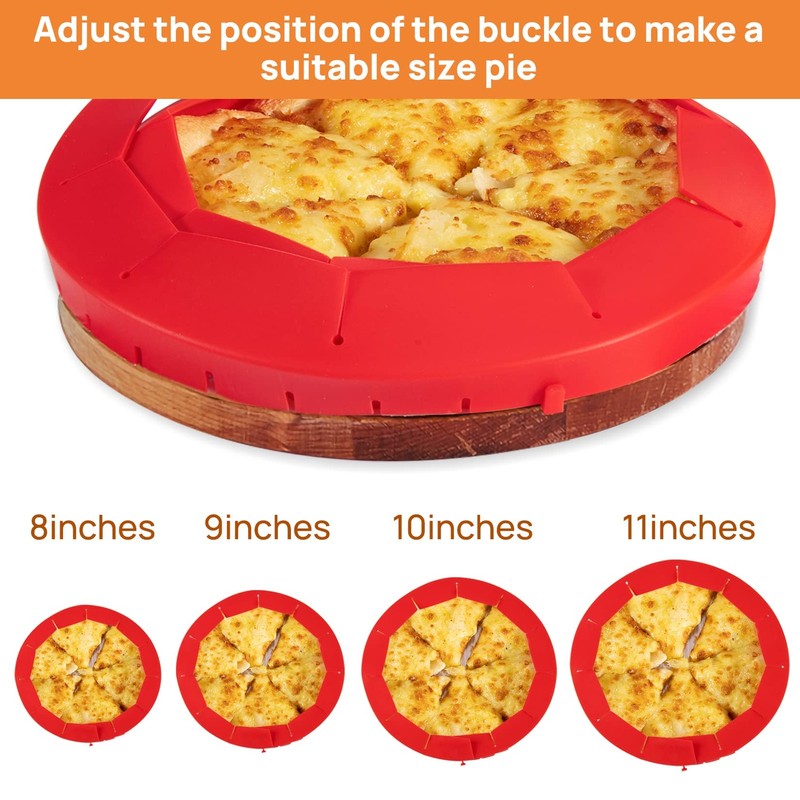 CARGEN Pie Crust Shield, Adjustable Covers for Edges of Red gallery