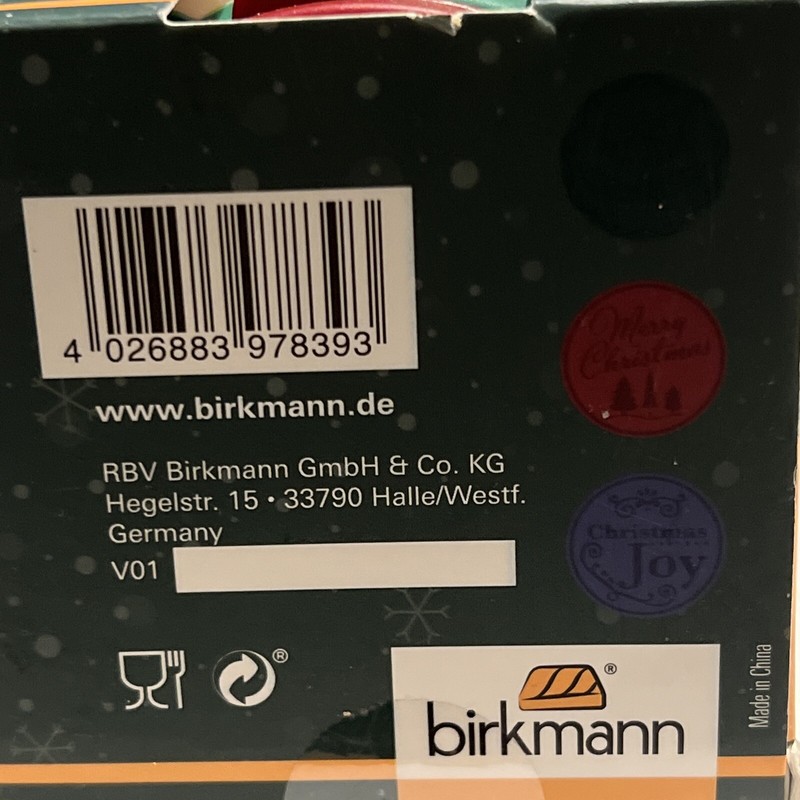 BIRKMANN German MERRY CHRISTMAS BELLS CHRISTMAS Wooden COOKIE STAMPER Set 3 New gallery