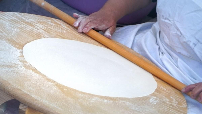 Wooden Rolling Pin For Baking - Turkish Oklava Dough Roller for Cookies, Pastry, gallery