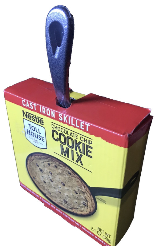 Nestle Toll House Individual Size Chocolate Chip Pizza Cookie Kit Cast Iron Pan gallery