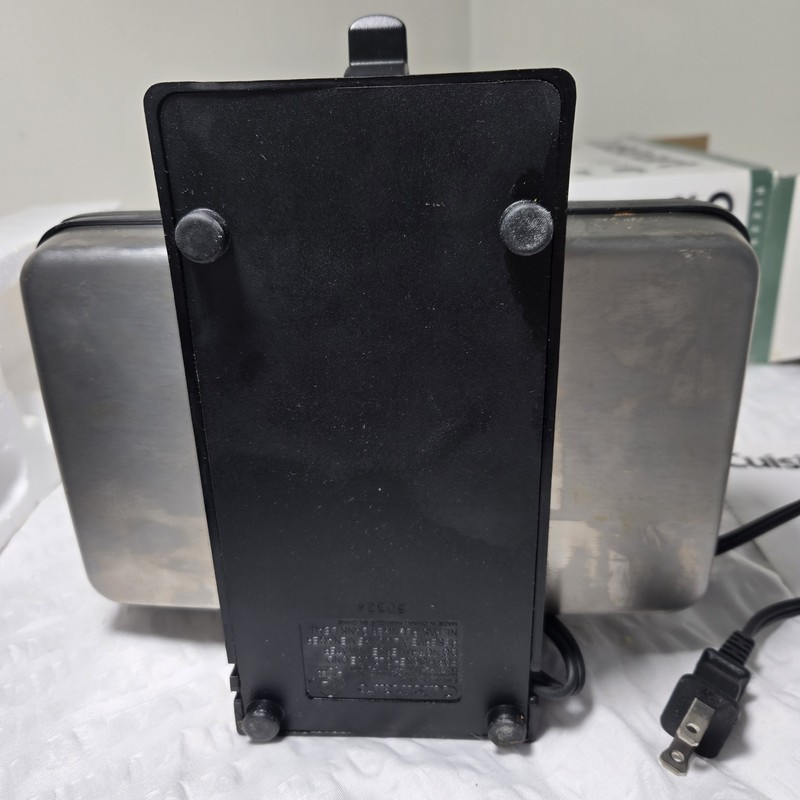 Cusinart Pizelle Press Model WM-PZ2 Tested Works Great Stainless Steel Cookie gallery