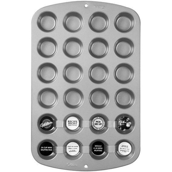Wilton Recipe Right 24 Cupcake Mini Muffin Cake Pan DENT