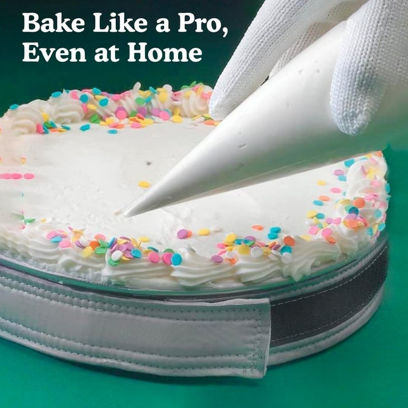 EvenBake Baking Strips - Easy to Use & Reliable for Moist Cake Layers - 8-9" gallery