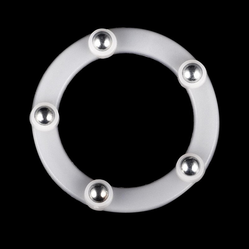 2 Inch Rotary Swivel Bracket with Steel Ball Bearings, White 6pcs gallery