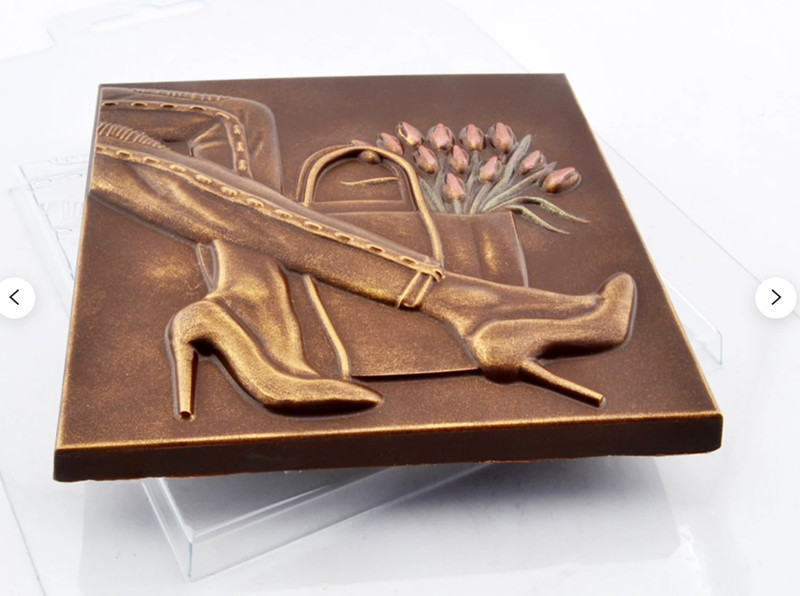 PRETTY LADY MOLD, Plastic Chocolate Mold, Mothers Day Cake Decoration, Fondant, gallery