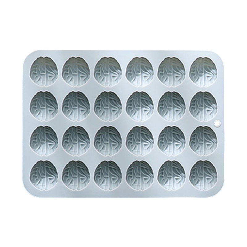 24Cavity Fondants Chocolate Molds Brains Resins Molds Bakings Decorating Molds gallery