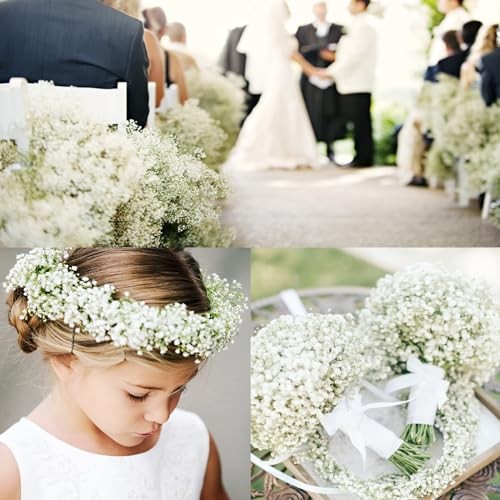 Babys Breath Artificial Flowers, Baby Breath Flowers Artificial 30 Pcs White gallery