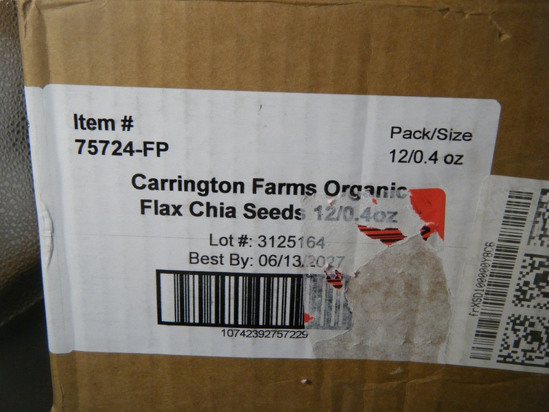 Carrington Farms Flax Milled Organic 5.08 oz (Box Of 6) Expires 06/13/2027 gallery
