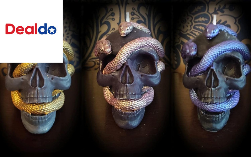 Snake Skull Silicone Candle Soap Mold Fondant Cake Chocolate Candy Moulds DIY Pl gallery