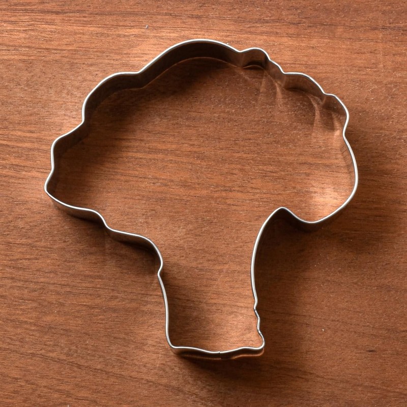 Broccoli Cookie Cutter, 3.8 inch, Stainless Steel gallery