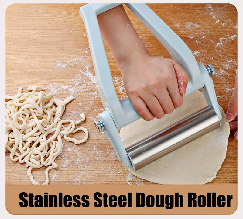Rolling Pin with Adjustable Labor for BakingNon-Stick Stainless Steel Dough R... gallery