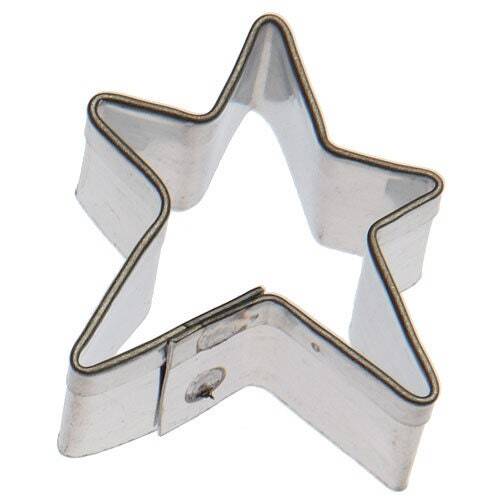 Mini 1.25” Folk Primitive Star Cookie Cutter Metal
