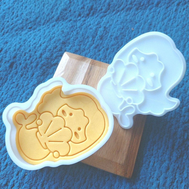 The Little Mermaid Cookie Cutter / Cookie Stamp / Home baking gallery