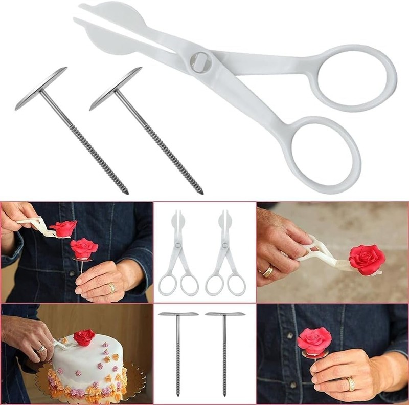 Cake Decorating Tools Set with Turntable and Piping Tips 82 Pieces Baking gallery
