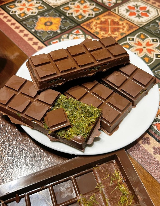 4PCS Dubai Chocolate Bar Molds1 Inch Deep Large and Thick Silicone Chocolate ... gallery