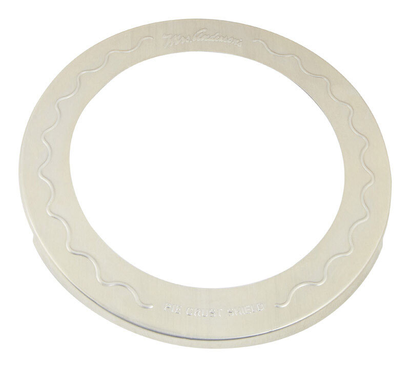 Mrs. Anderson's 109 Aluminum Reusable Pie Crust Shield 10 Dia. x 1/2 H in.