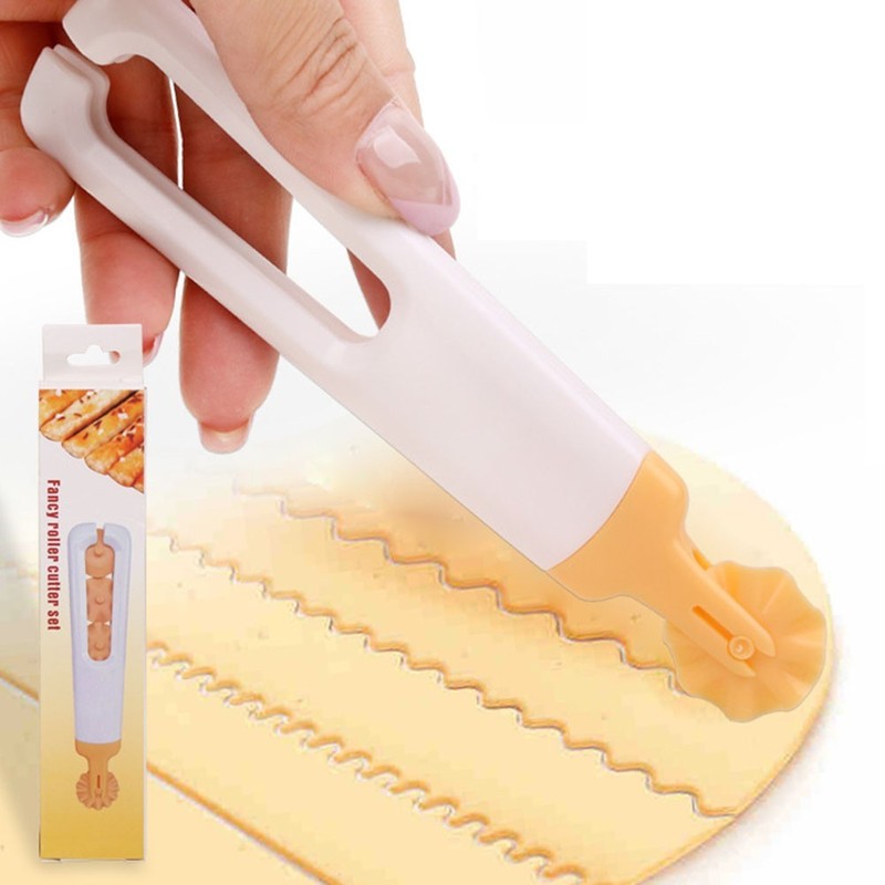 Roller Cutter Baking Tool Dough Cookie Pie Craft For Pizza Pastry Lattice gallery