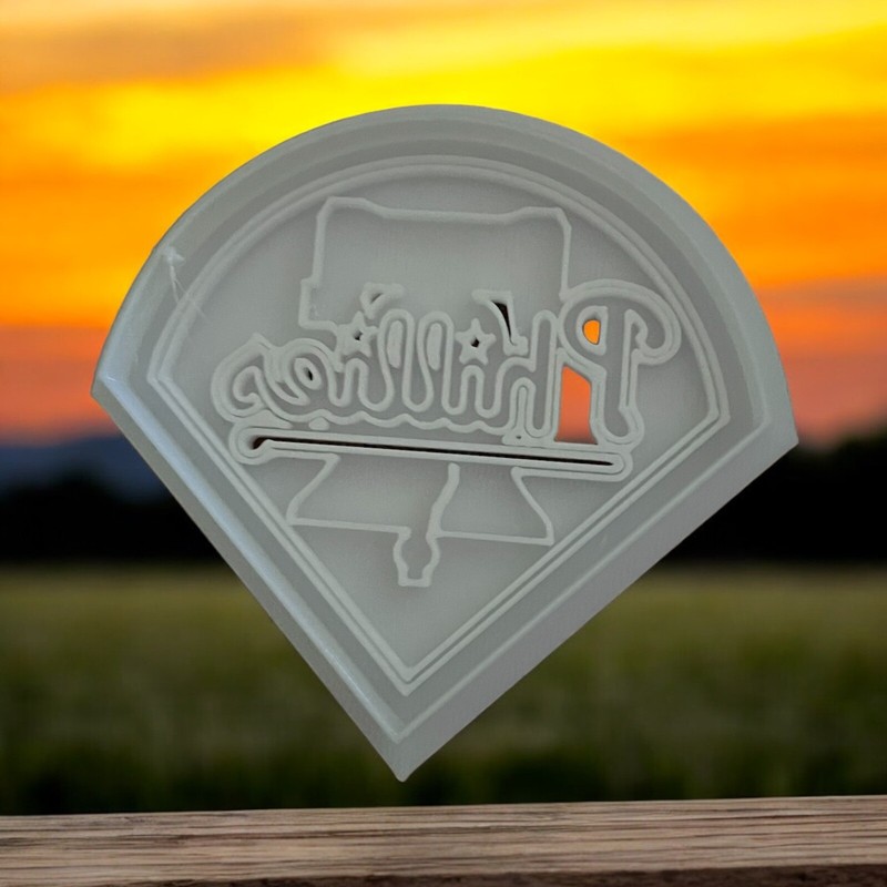 Philadelphia Phillies Cookie Cutter Polymer Clay Fondant Baking Craft Cutter
