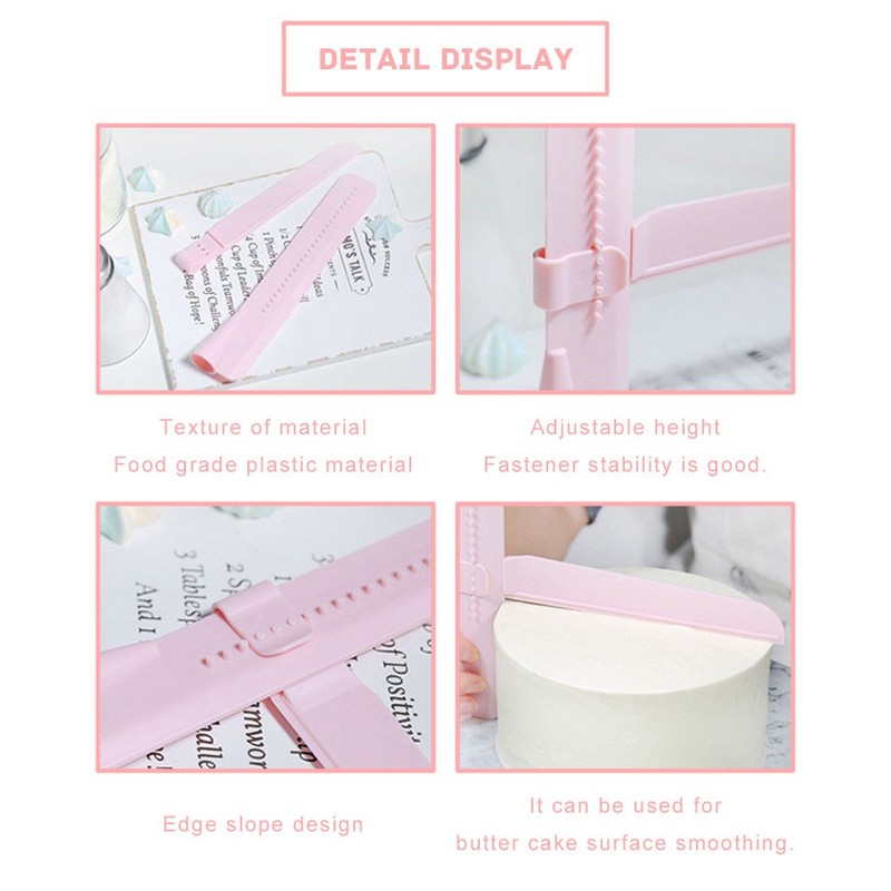 Adjustable Cake Smoother Tools Cutter Decorating Fondant Sugarcraft Icing Mold gallery