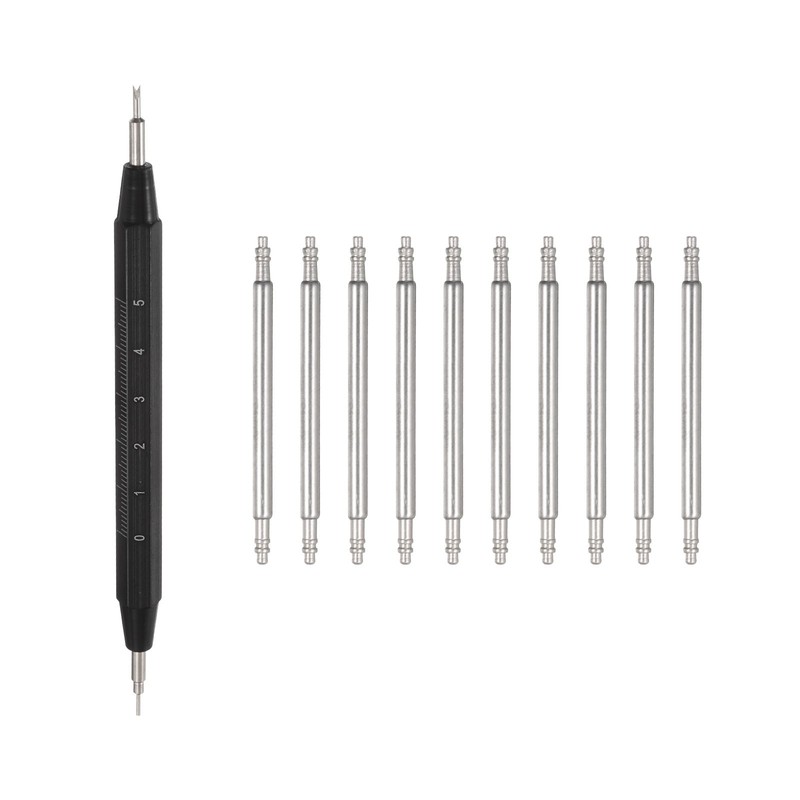 Spring bar 19mm x1.5mm 10pcs for watches with tool
