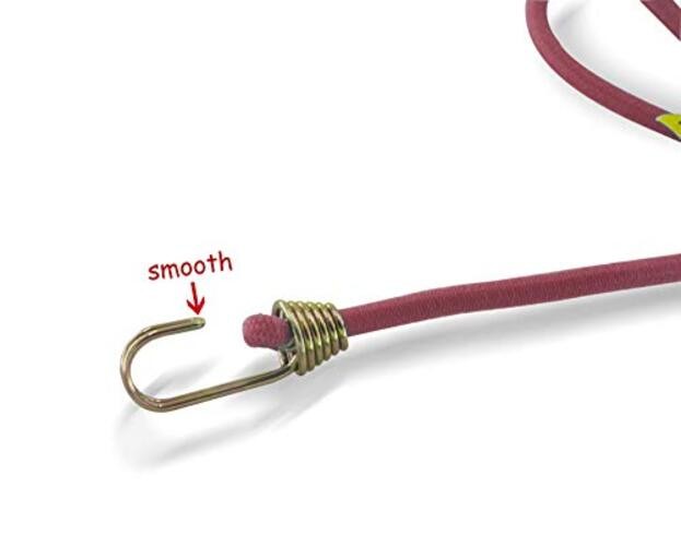 Marcobrothers Multipurpose Mini Bungee Cord with Steel Hook 14 inch X 2 Pink gallery
