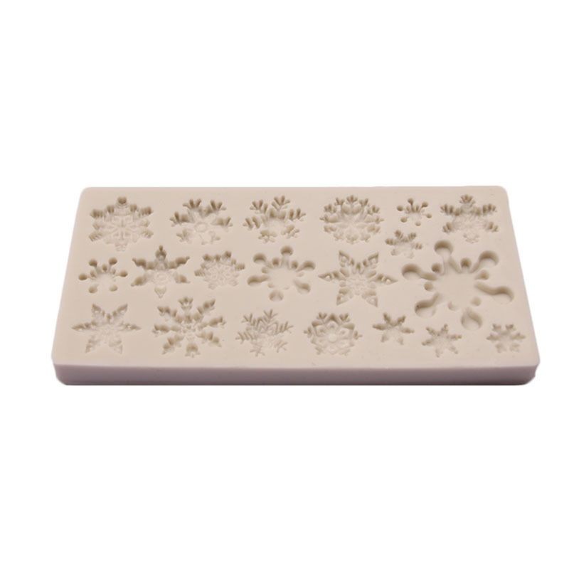 Snowflake Fondant Mold Silicone Baking Mold Chocolate Dessert Molds Cake