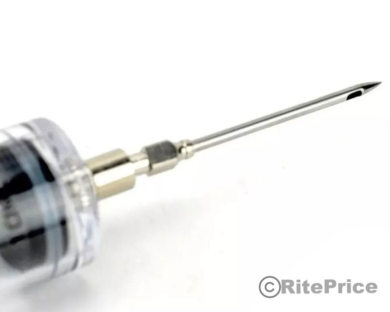 50ML INJECTABLE PASTRY SYRINGE With Metal Needle For Measuring Nutrient (2 Pack) gallery