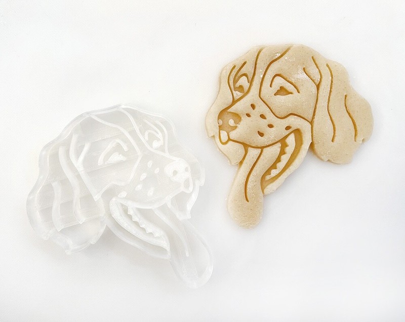 Irish Red and White Setter Dog Cookie Cutter, Dog Cookie Cutter, Clay Cutter