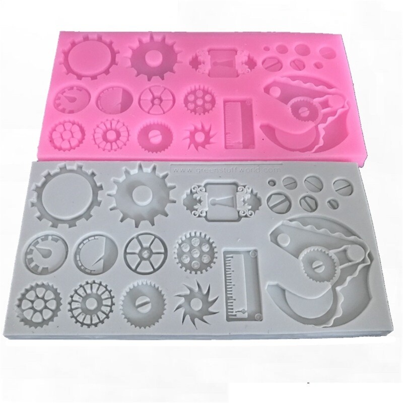 Silicone Mold for Baking Steampunk Chocolate Making Mould for Birthday Decor gallery