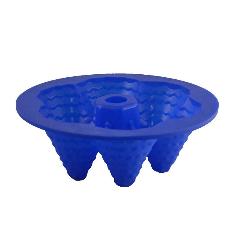 3 D Holiday Chocolate Molds Silicone Cupcake Pan Baking Christmas Template gallery