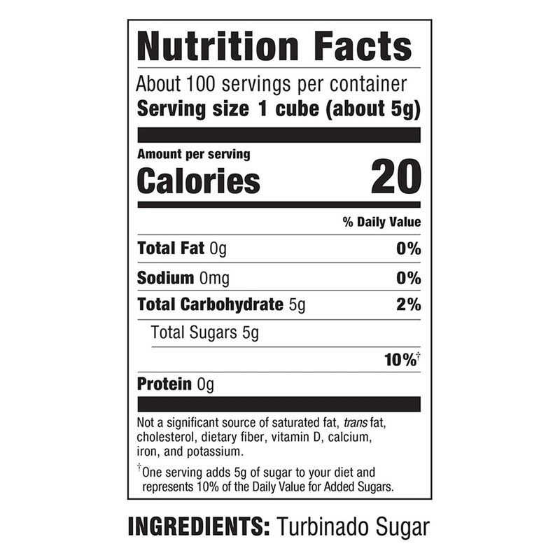 Sugar In The Raw Granulated Turbinado 25 Count (17.6 oz) (Pack of 2), golden gallery