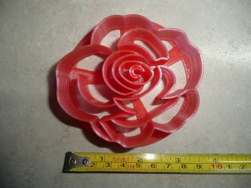 ROSE FLOWER DESIGN PATTERN CONCHA CUTTER MEXICAN SWEET BREAD STAMP USA PR4518 gallery