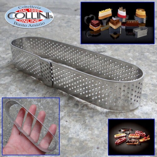 Pavoni - Band Stainless Micropore Single Portion Oval - Dim. 78 x 1 7/16in Xh gallery