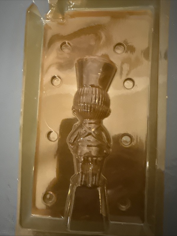 Vintage Wilton Candy Chocolate Mold Plastic Toy Soldier 3D Snaps Together gallery