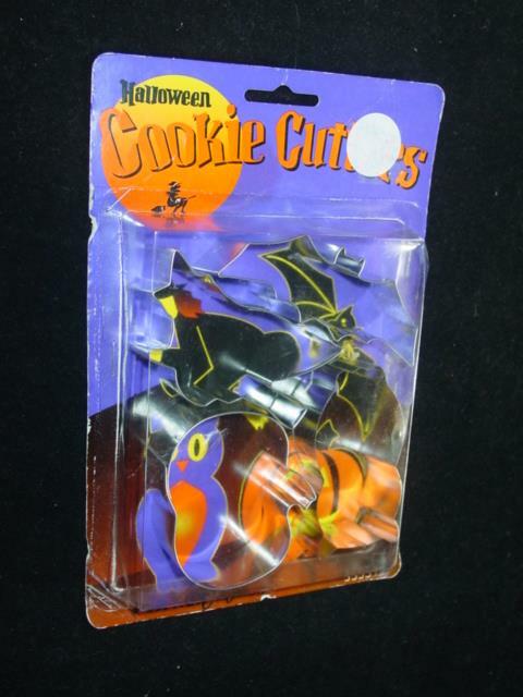Fox Run Craftsmen HALLOWEEN Metal COOKIE CUTTERS – Owl Witch Bat Pumpkin – NEW