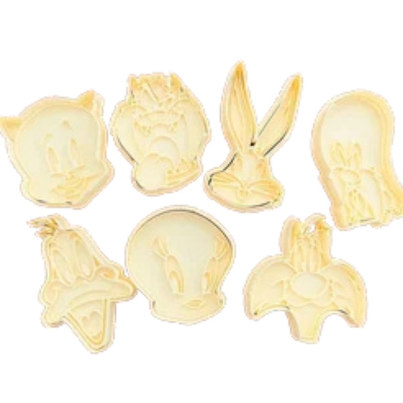 Cartoon Cookie Cutter Set – Funny Classic Characters Baking Molds for Kids