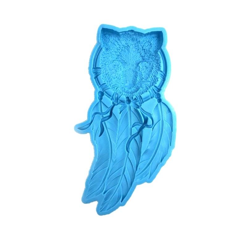 Foxes Windbell Dreamcatcher Silicone Mold for Home Decor DIY Gift Resin Mold gallery