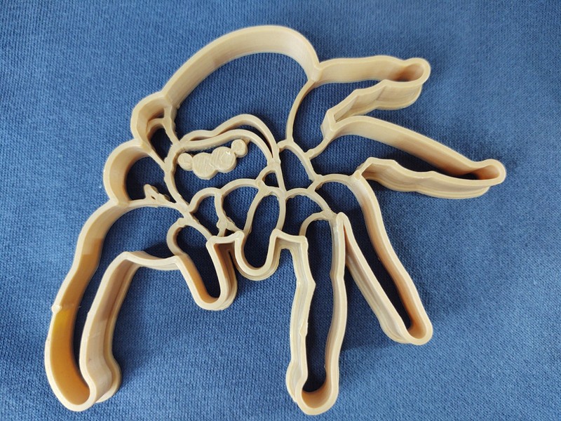 Spider Cookie Cutter Stamp & Outline 5″ NEW Great for Play Doh Clay & More