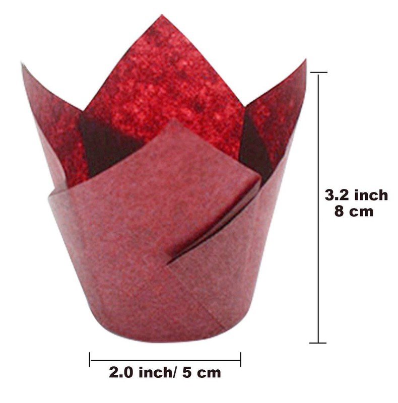 180 Pieces of Tulip Baking Paper Cups Cupcake Muffin Liners Pans Wrappers in ... gallery