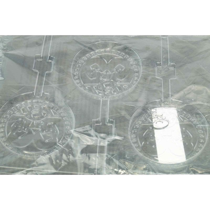 Cybrtrayd S116 Sports Chocolate Candy Mold, Dueling Football Helmets Lolly gallery