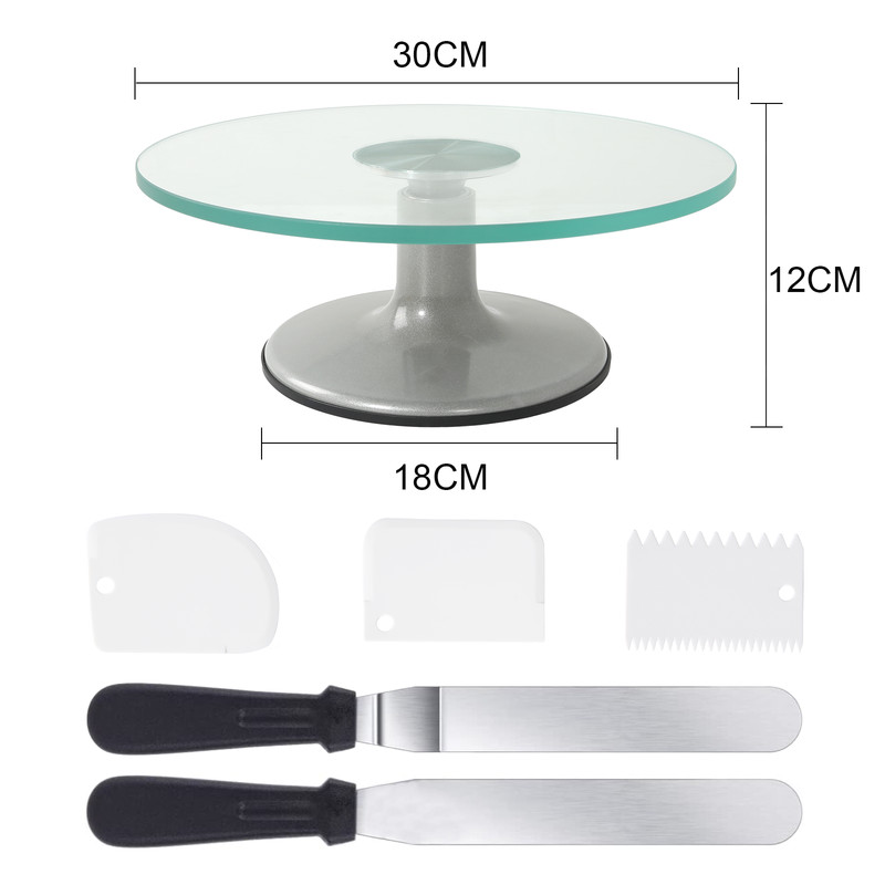 Uten 33 Pcs Cake Turntable Cake Stand Cake Decorating Supplies Kit Baking Tools gallery