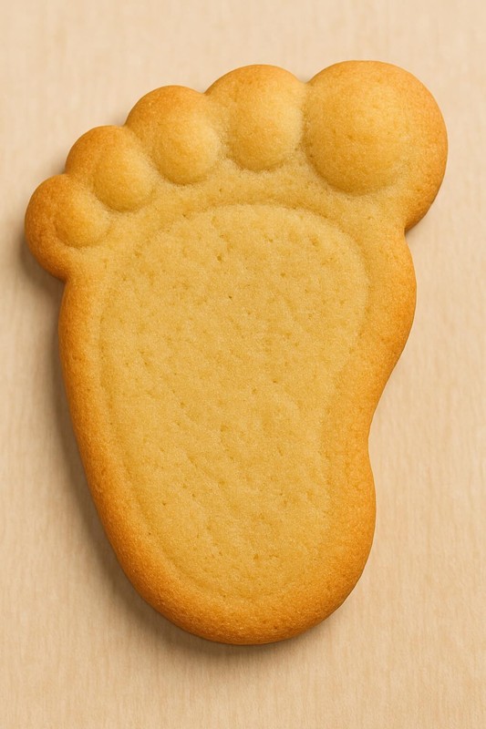 Baby Footprint Cookie Cutter - 3.75x2.45 Inches, Perfect for Baby Showers gallery