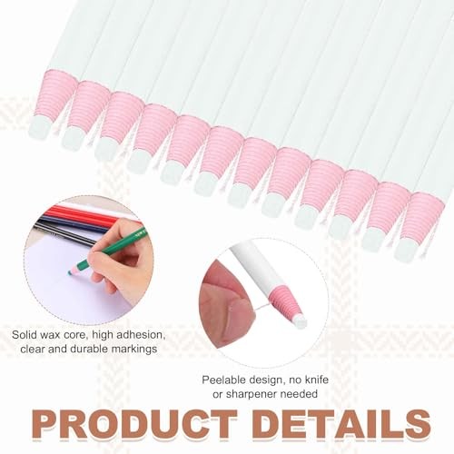 2PCS Peel-Off Grease Pencils, Color China Markers for Glass Metal White gallery